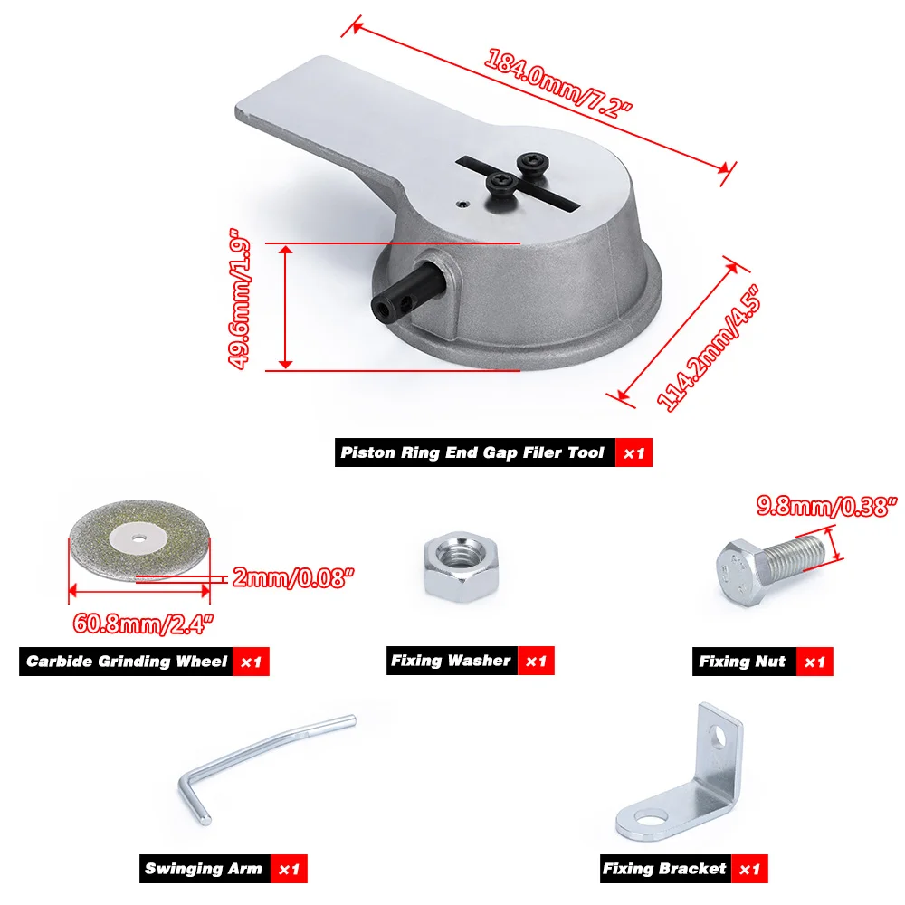 Compresor de segmentos de pistón - herramienta profesional para instalación - imagen 5