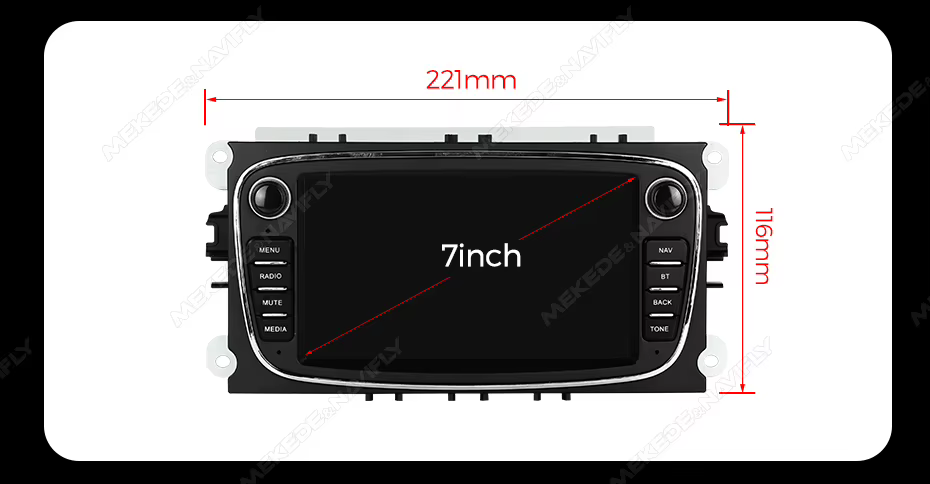 Compatibilidad del reproductor MEKEDE con diferentes modelos Ford