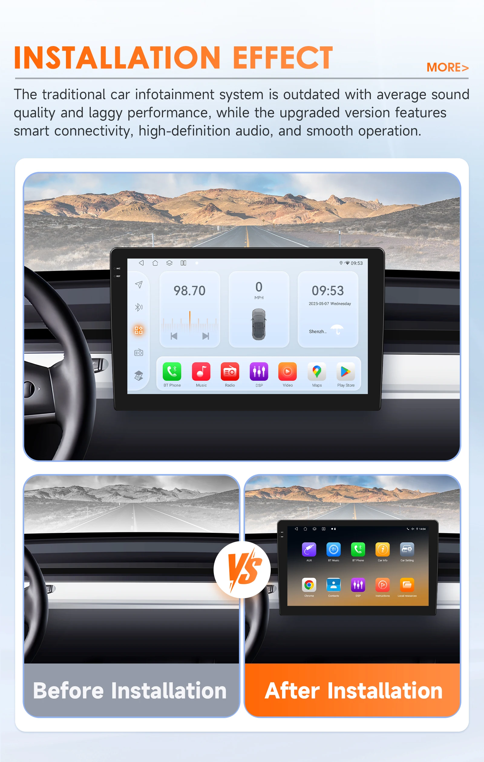 Autoradio Android Honda Fit/Jazz 2007-2013 – 10,1" GPS Carplay 4G - imagen 5