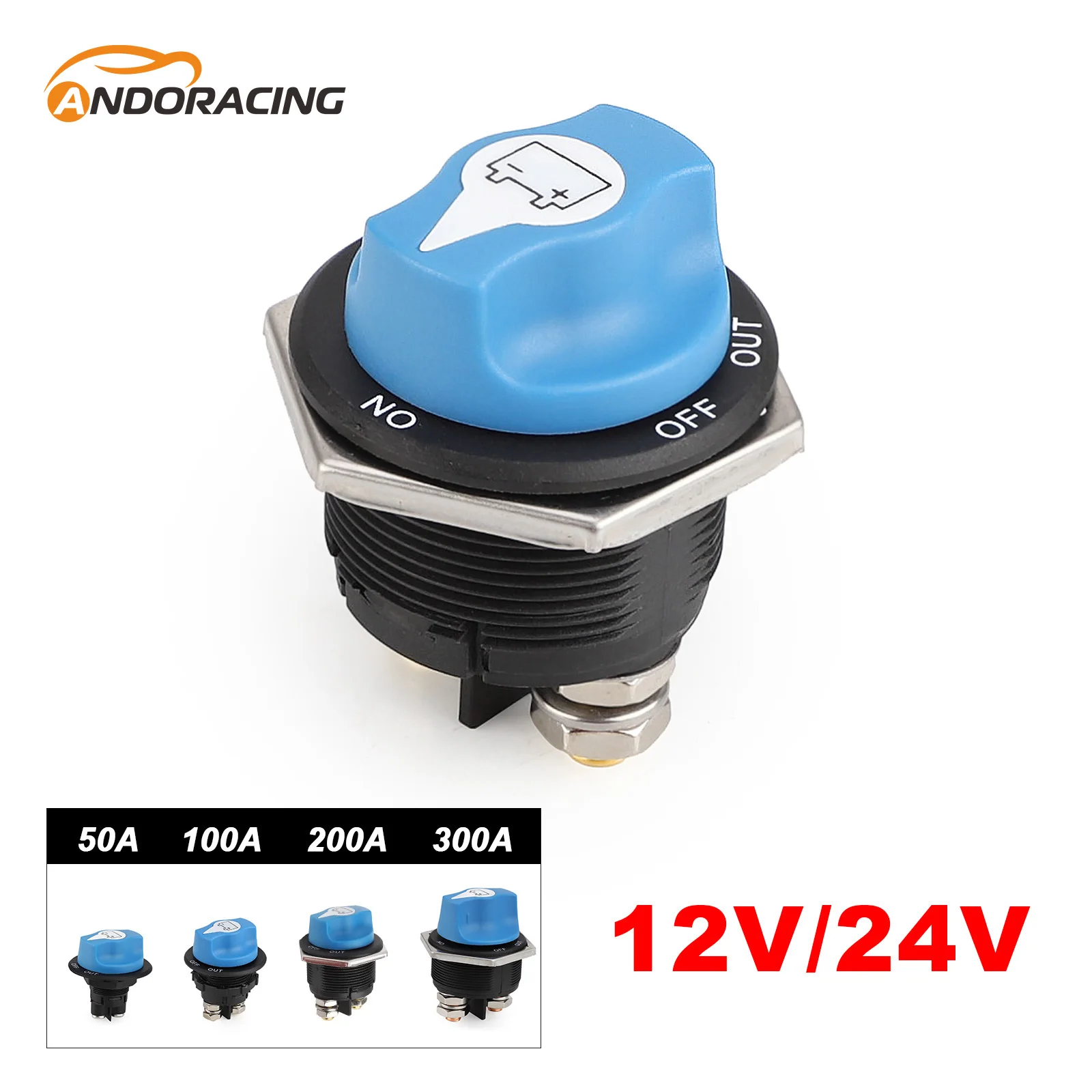 Seccionador de batería 12 V para coche, camión, barco y moto