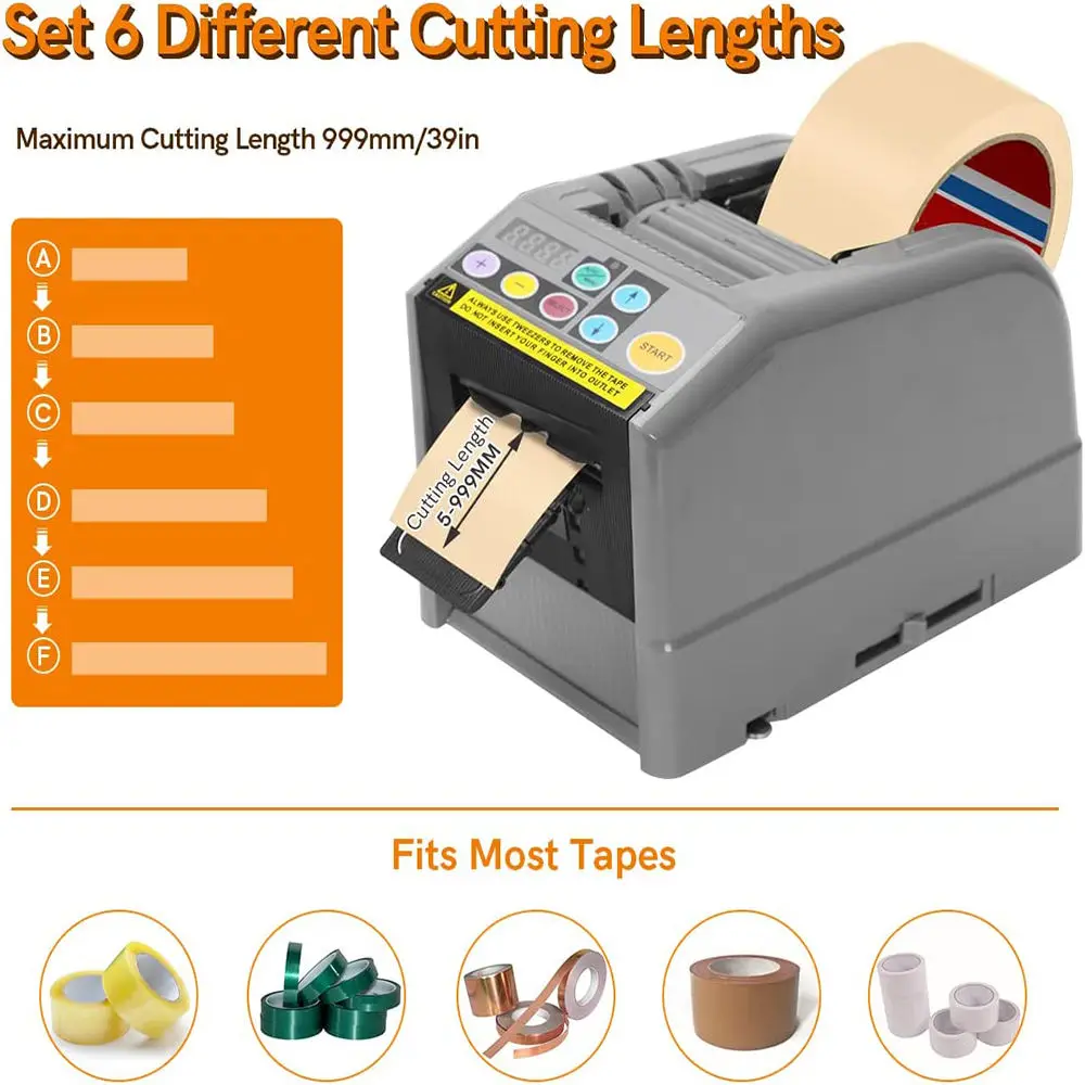 Cortadora cinta eléctrica ZCUT-9 dispensador automático escritorio - imagen 4