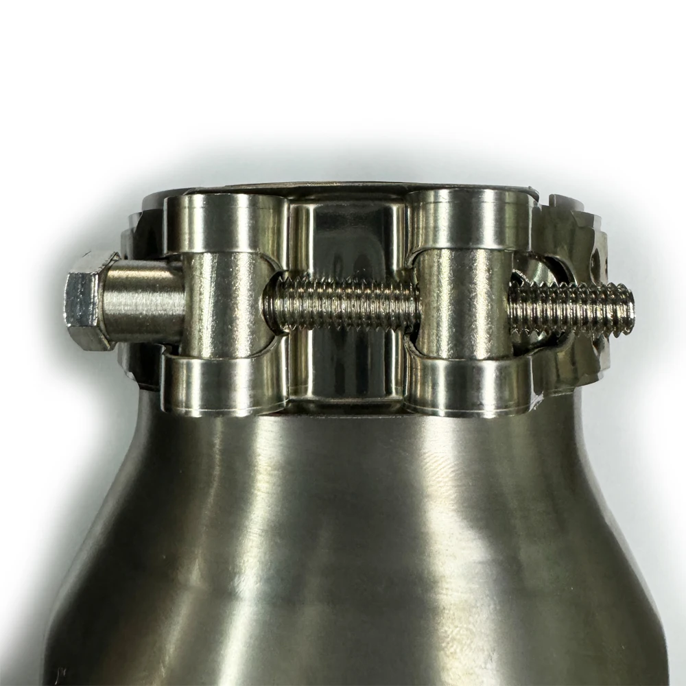 Punta escape titanio 63/76mm 15° universal modificación coche