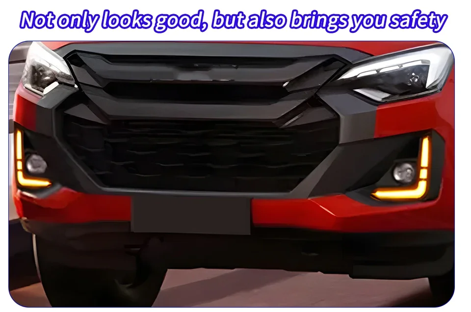 Vista frontal Isuzu D-MAX DRL