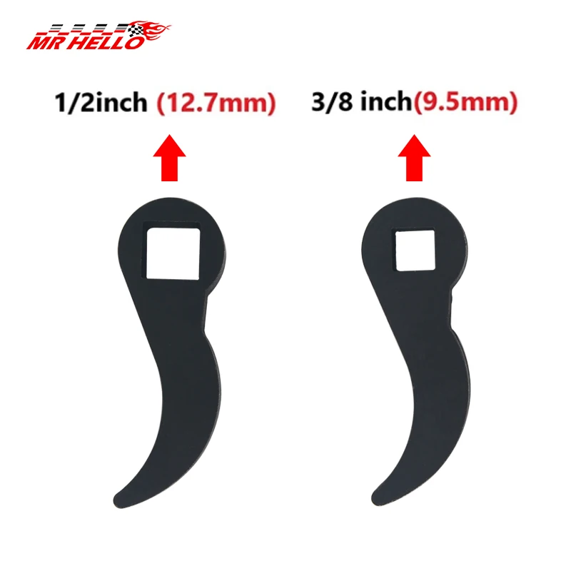 Adaptador de palanca 1/2" y 3/8" – extractor de medio eje de acero