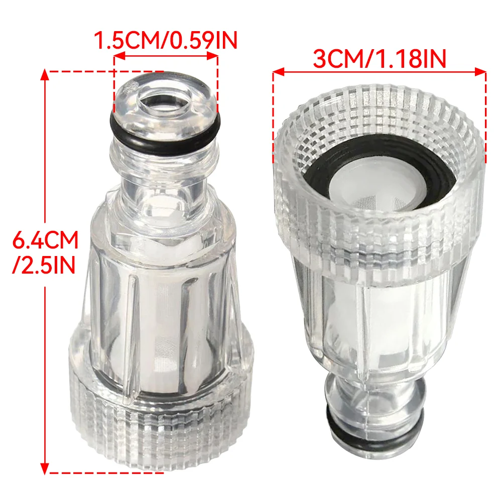 Filtro entrada agua conector pistola alta presión compatible Karcher K2-K7 - imagen 3