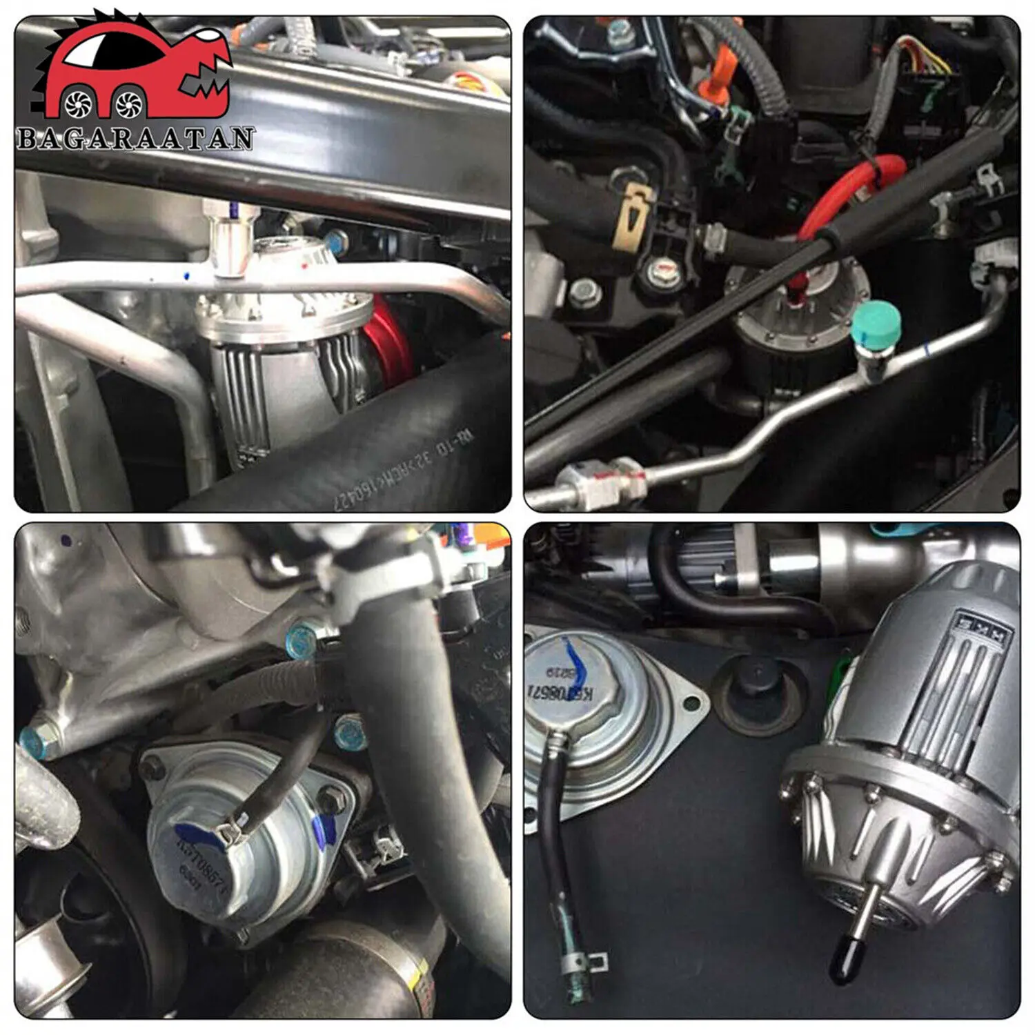 Válvula BOV SSQV con adaptador rojo – Honda Civic 1.5T 2016+ - imagen 3