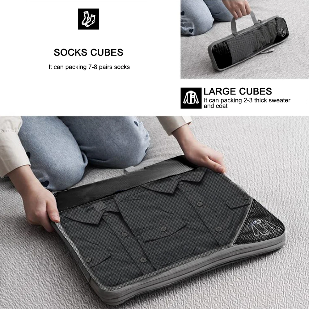 Organizador maletero coche – Bolsas malla portátil almacenamiento - imagen 4