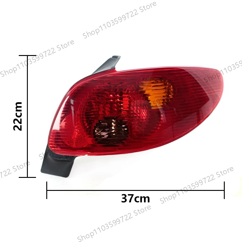 Luces traseras Peugeot 206 5 puertas 2002-2006 sin bombilla - imagen 2