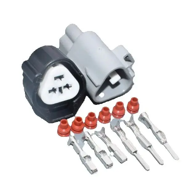 Conector bobina encendido 3 pines 2.2mm – Toyota Camry Honda Civic Fit - imagen 2