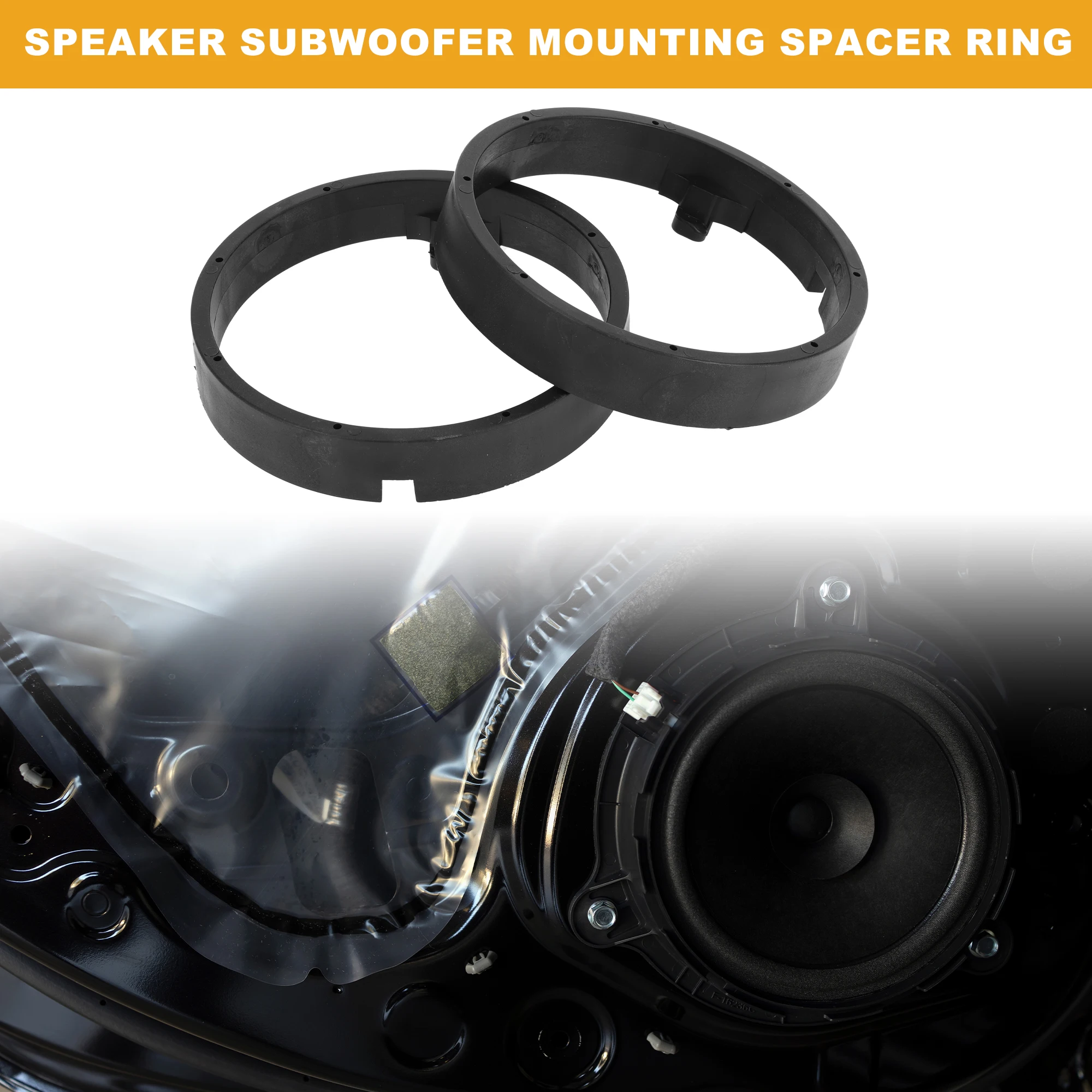 Anillo adaptador altavoz X Autohaux ABS para Mitsubishi – 6,5 pulgadas - imagen 5