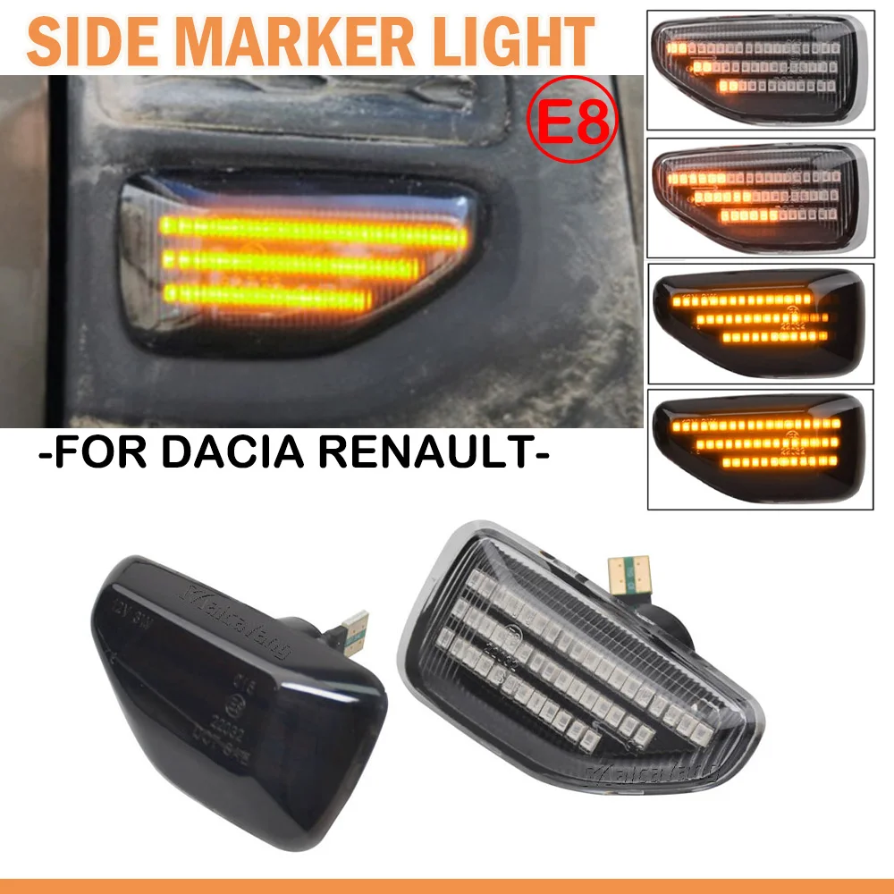 Kit LED intermitente dinámico lateral Dacia Duster/Sandero/Logan II