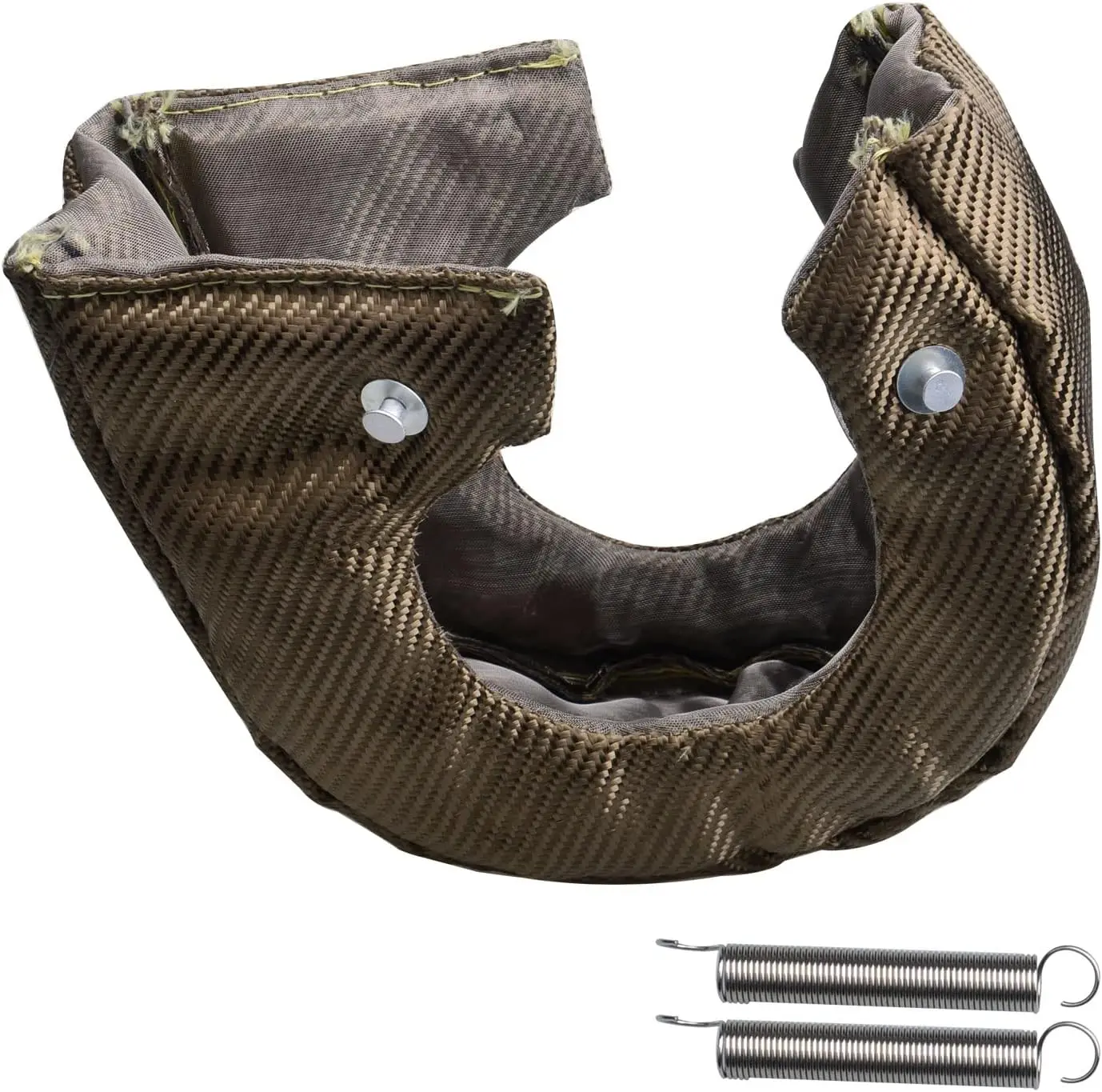 Manta térmica de titanio para turbocompresor T4/T6 con muelles - imagen 4