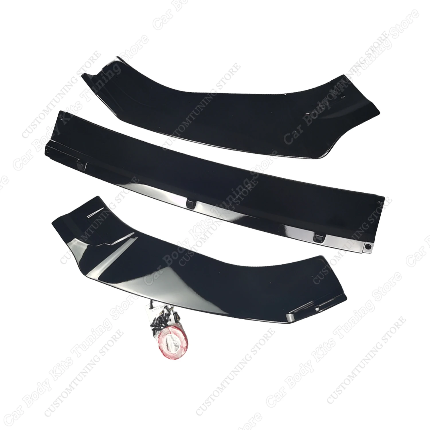 Kit aerodinámico Ford Focus MK2.5 ST 2008-2010 alerón divisor + canards - imagen 5