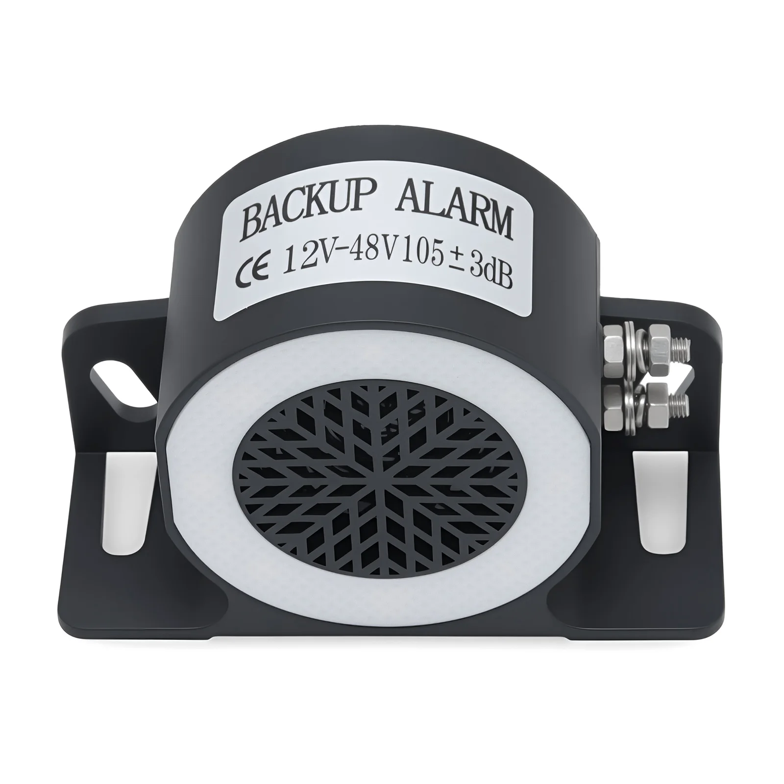 Bocina de marcha atrás con alarma pitido IP67 LED negra - imagen 5