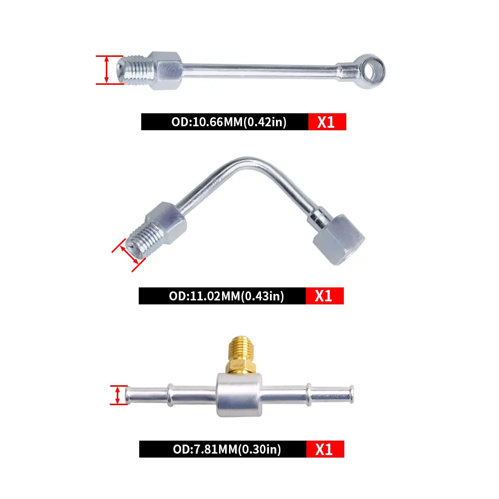 Kit comprobador de presión de combustible con manómetro 0-10 bar - imagen 2