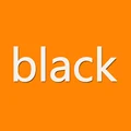 glossy black