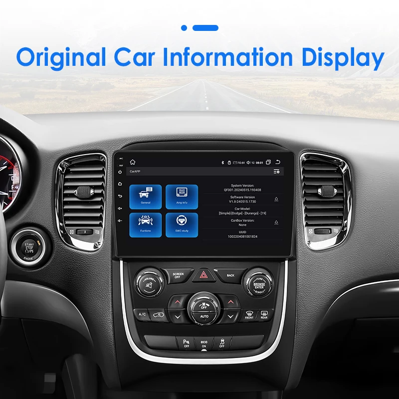 Autoradio 2Din Android14 Hizpo para Dodge Durango 2013-2018 UIS7862 - imagen 4