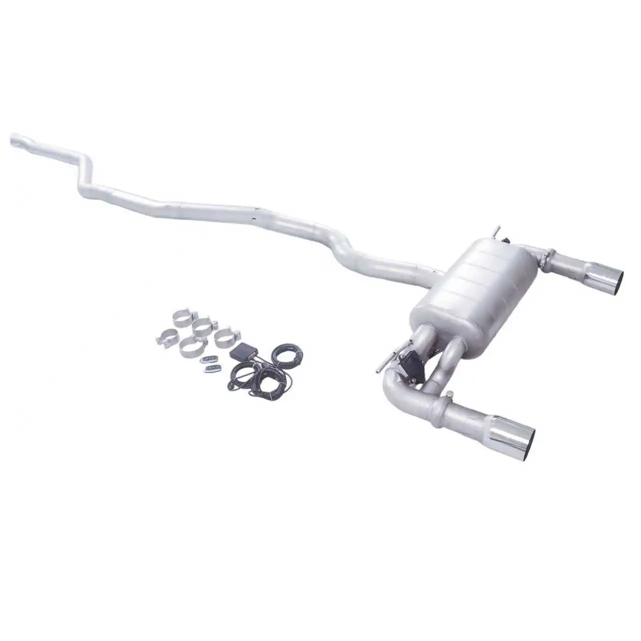 Escape catback GFC acero inoxidable con válvula – BMW 340i F30 B58 - imagen 5