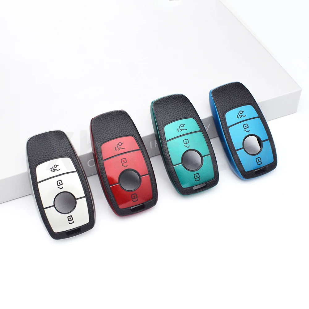 Carcasa de 3 botones para Mercedes Benz A C E S G clase GLC CLE CLA GLB GLS W177 W205 W213 W222 X167 AMG funda para llave remota de coche - imagen 4