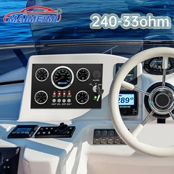 Panel de instrumentos náutico 5 en 1 con tacómetro y voltímetro