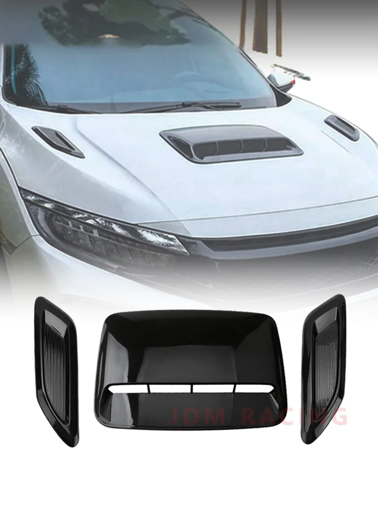 Toma de aire decorativa universal para capó de coche