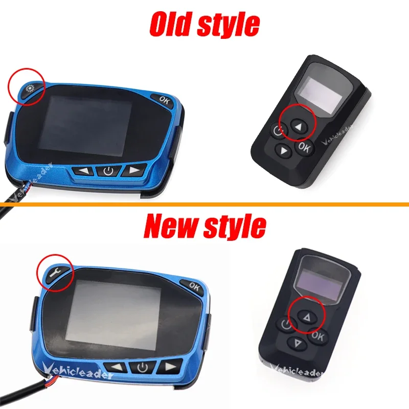 Controlador calentador diesel parking heater LCD 12V/24V mando a distancia - imagen 2