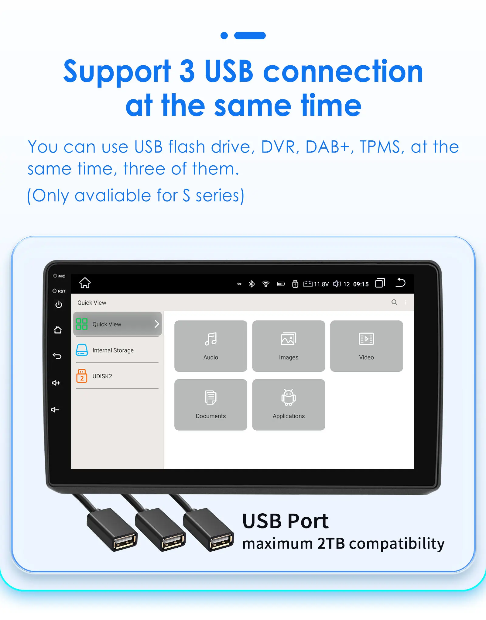 Hizpo2 din Android 13 Radio automática para Opel Zafira B Astra H 2005-2014 Carplay 4G reproductor de vídeo Multimedia para coche GPS Autoradio 7862S - imagen 2