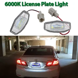 Luz LED blanca de matrícula 12 V para Acura y Honda