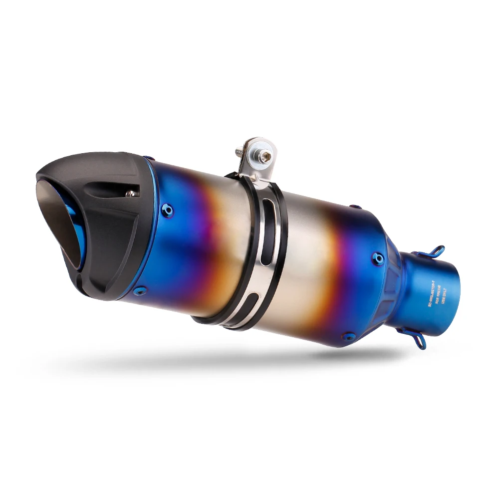 Silenciador de escape universal 51 mm con DB Killer para moto - imagen 3