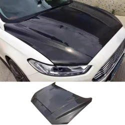 Cubierta de motor de fibra de carbono estilo Mustang para Ford Mondeo