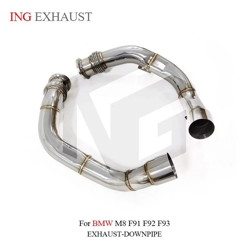 Tubo de bajada catalítico ING Performance S304 para competición X5M X6M F95 F96 2020-2023