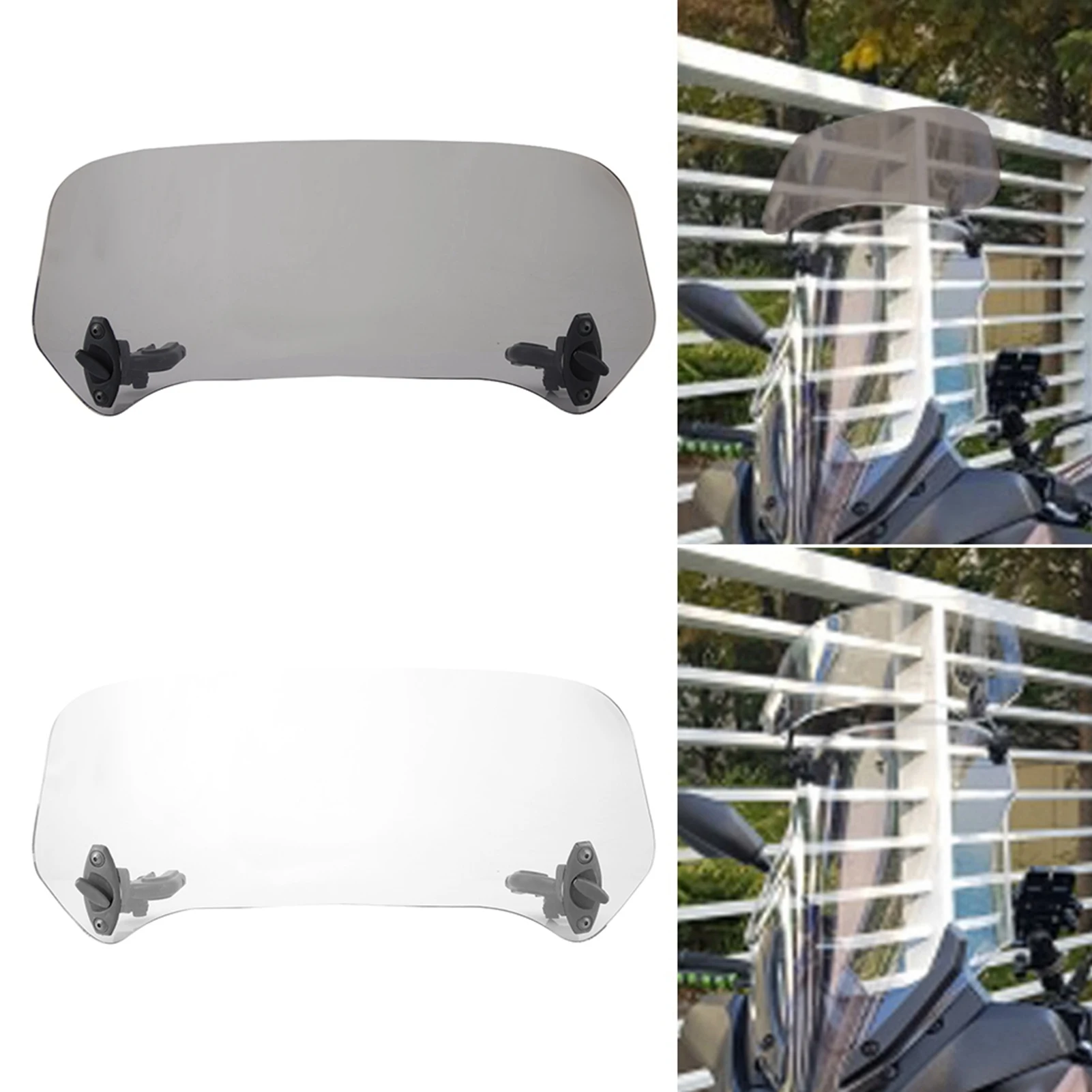 Deflector de aire universal – parabrisas modificado para moto - imagen 3