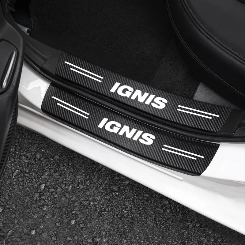 Umbrales puerta carbono antirrayas para Suzuki IGNIS - imagen 3