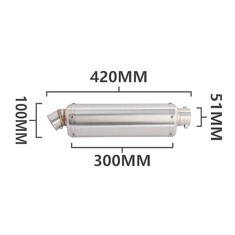 Escape Slip On Suzuki SV650 2016-2023 silenciador desmontable - imagen 2