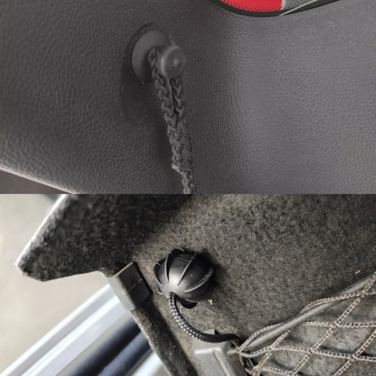 Maletero trasero, bandeja para estante de paquete, correa, remache de cuerda para Mokka X J13 Encore Trax U200, Clip de soporte para estante 2013 2015 2019 - imagen 4