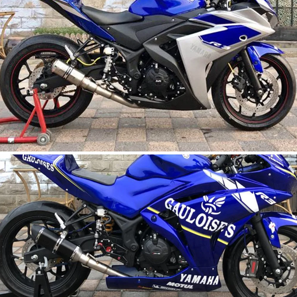 Tubo intermedio de escape Yamaha YZF-R25/R3 y MT-03 2015-2020 - imagen 3