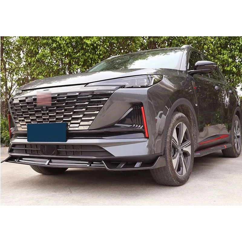 Difusor trasero para CHANGAN CS55 Plus Splitter UNI-S 2022 2023, alerón de parachoques delantero, faldas, Kit de cuerpo de labio, accesorios - imagen 4