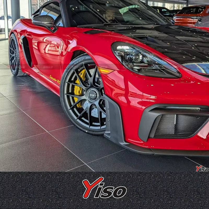 Guardabarros de fibra semicarbono GT4 RS para Porsche 718 - imagen 4