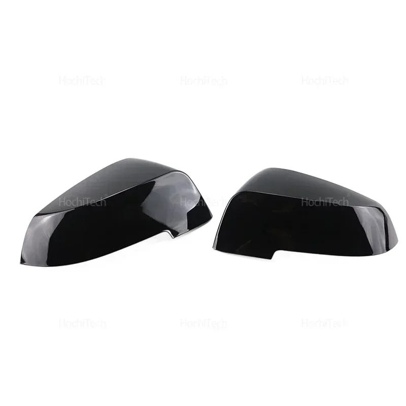 Tapas espejo fibra carbono BMW Serie 5 6 7 F10-F13 F01-F04 LCi negro brillante - imagen 3