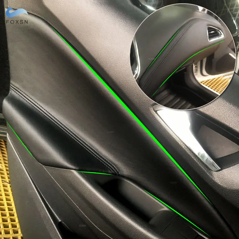 Molduras interiores Chevrolet Cruze 2017-2018 en cuero de microfibra