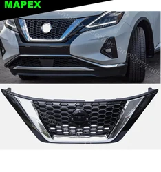Parrilla delantera cromada y negra para Nissan Murano 2019-2023