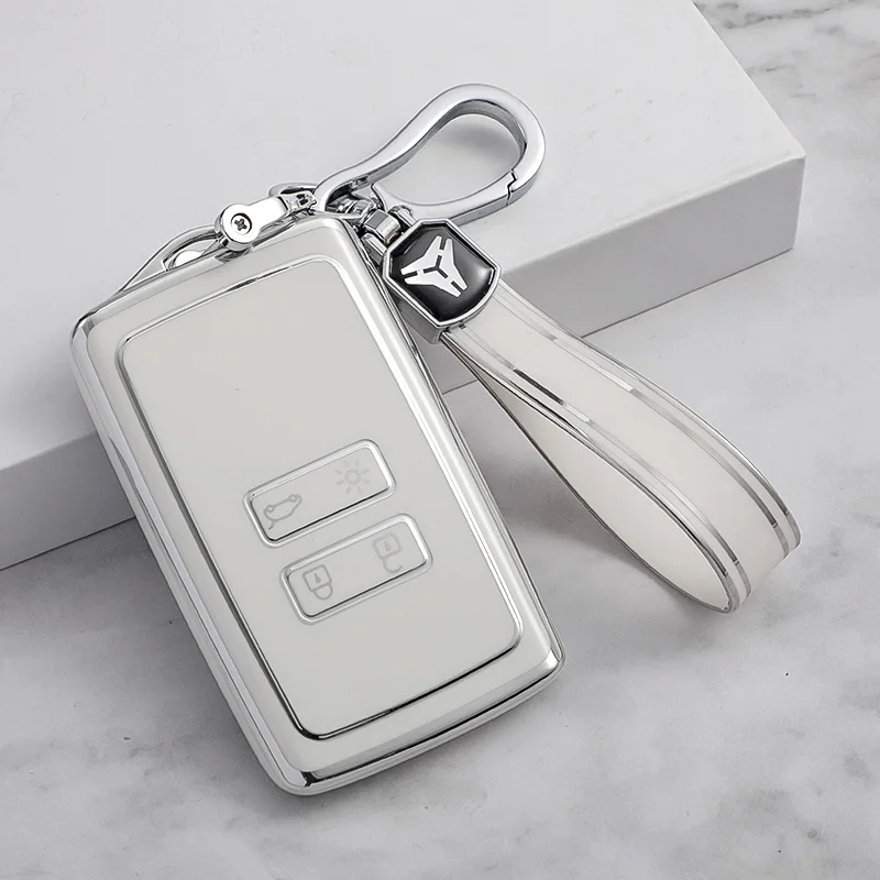 Funda TPU llave coche para Renault Clio Captur Megane y Dacia Sandero