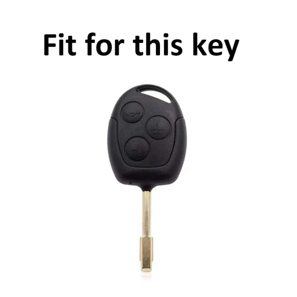 Funda de llave TPU para mando a distancia Ford Focus Fiesta Mondeo KA - imagen 2
