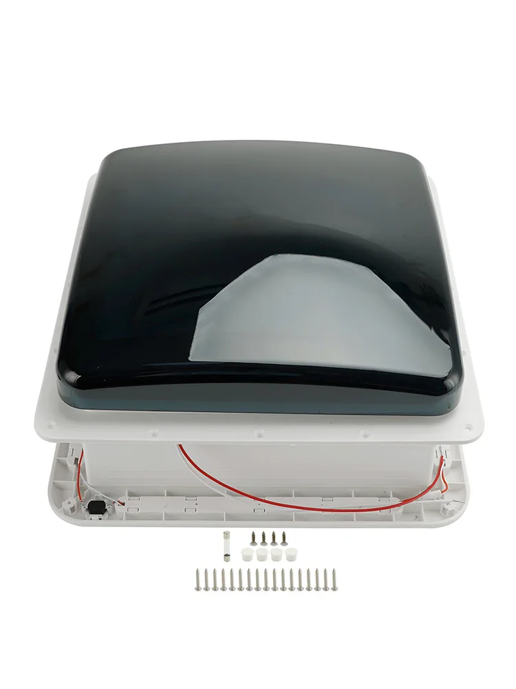 Ventilador de techo Artudatech para caravana de 14”, 12 V con LED - imagen 4