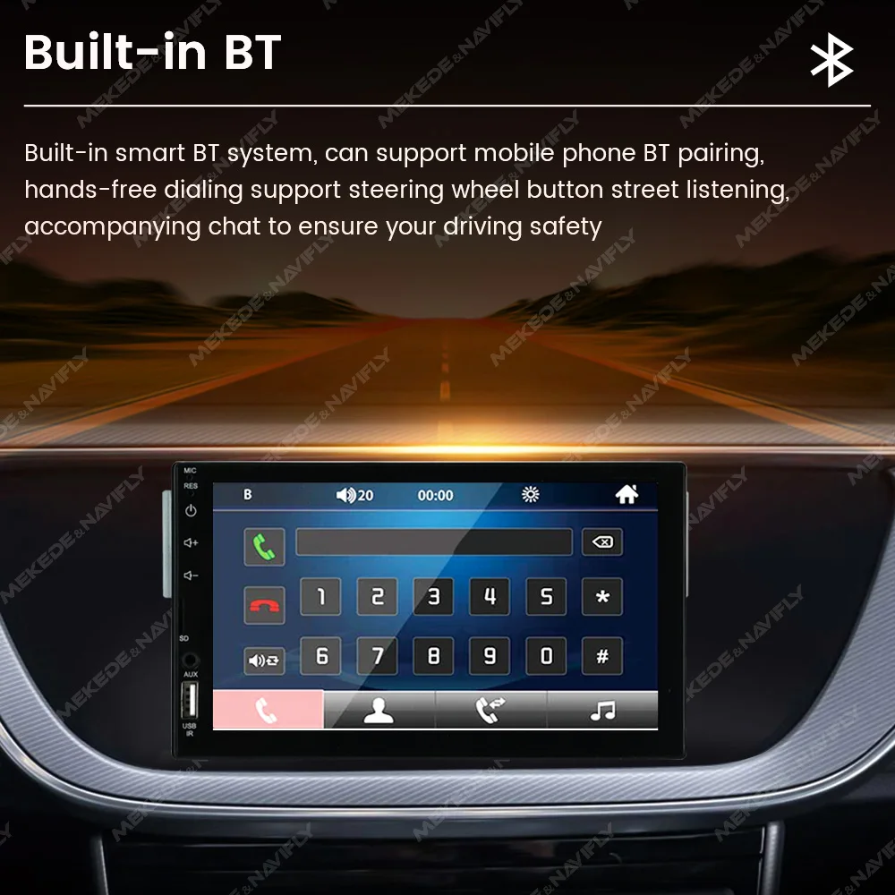 MEKEDE reproductor multimedia MP5 para coche con pantalla táctil - imagen 5