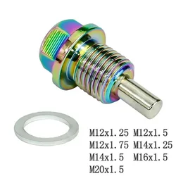 Tapón de drenaje de aceite magnético de aluminio Neo cromado