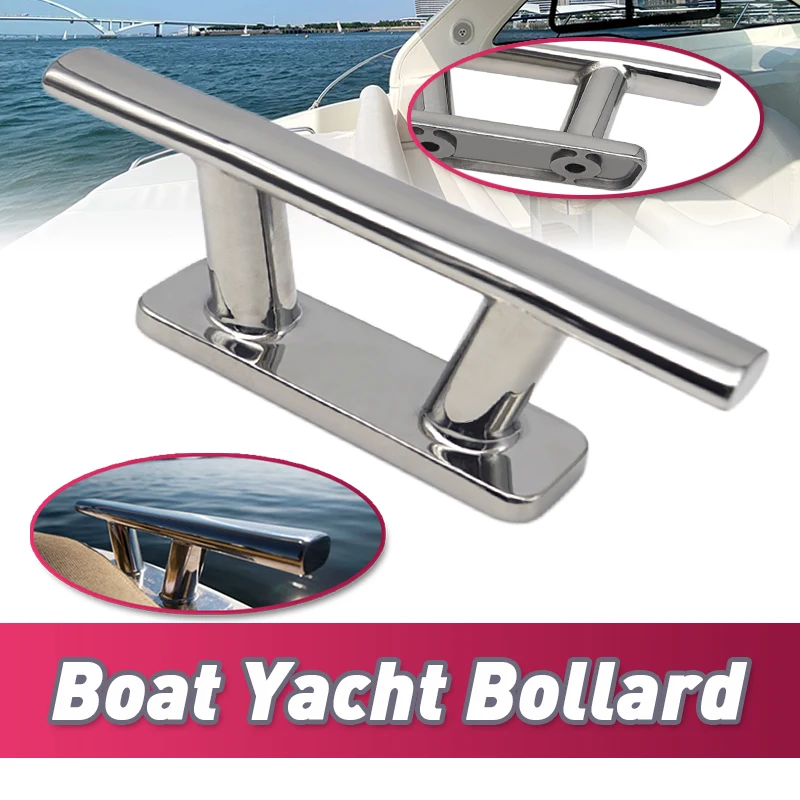 Cornamusa de amarre acero inoxidable 316 base hueca – Barco yate