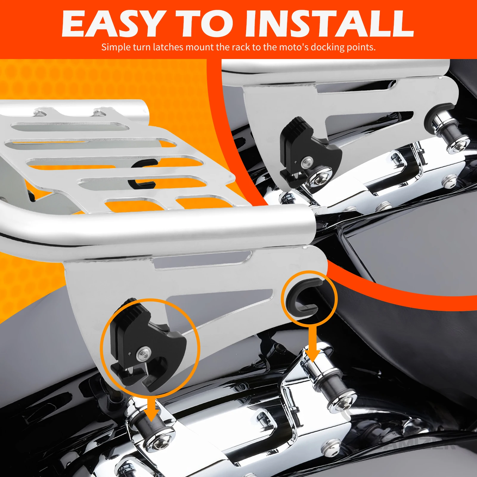 Portaequipajes Harley-Davidson Touring Street Glide 2009-2024 - imagen 4