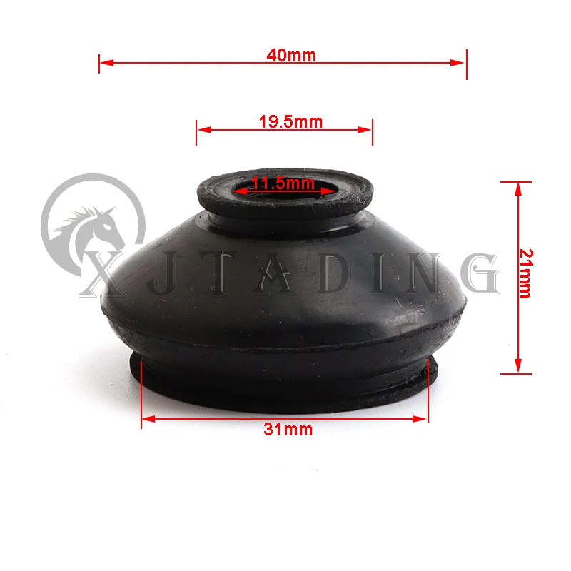 Cubierta de goma de protección contra el polvo de la varilla de la junta de la bola con hebilla para ATV chino Go Kart Buggy Quad Bike Accesorios - imagen 3