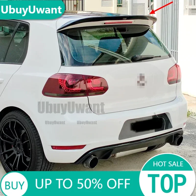 Alerón trasero tipo labio para VW Golf 6 MK6 GTI R20 2010-2013